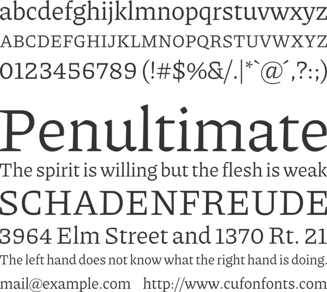 Piazzolla font preview