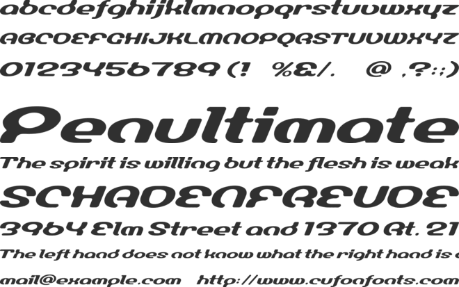 Lumine Sign font preview
