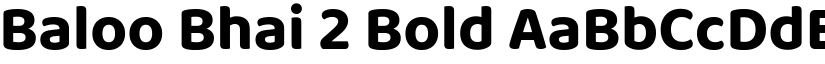 Baloo Bhai 2 Bold font