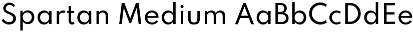 Spartan Medium font