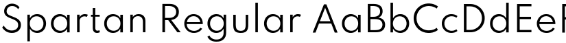 Spartan Regular font