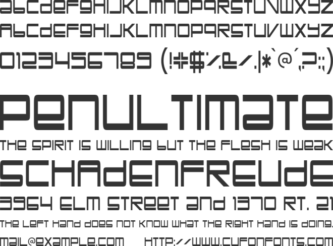 Trapper John font preview