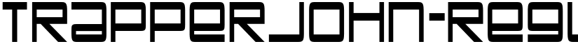 TrapperJohn-Regular font