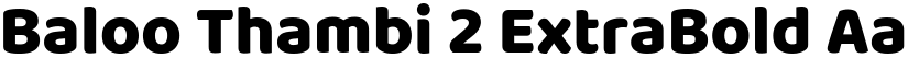 Baloo Thambi 2 ExtraBold font