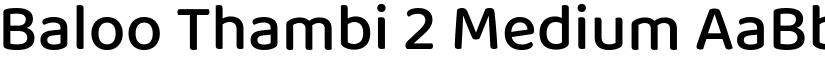 Baloo Thambi 2 Medium font