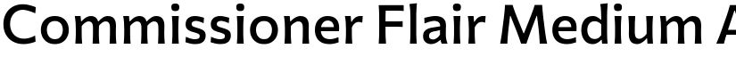 Commissioner Flair Medium font