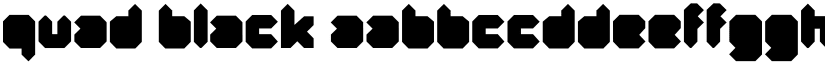 Quad Black font