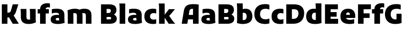 Kufam Black font