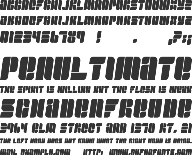 Fullogic font preview