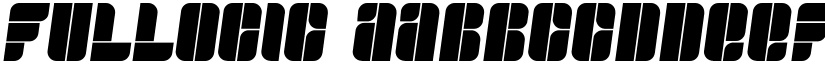 Fullogic font
