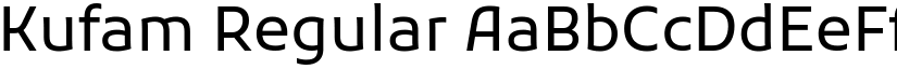 Kufam Regular font