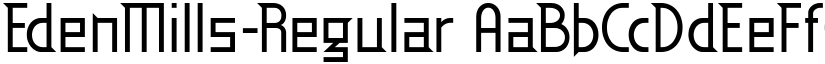 EdenMills-Regular font