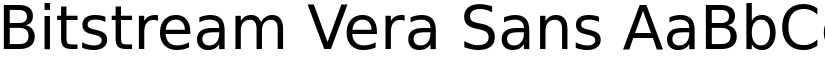 Bitstream Vera Sans font