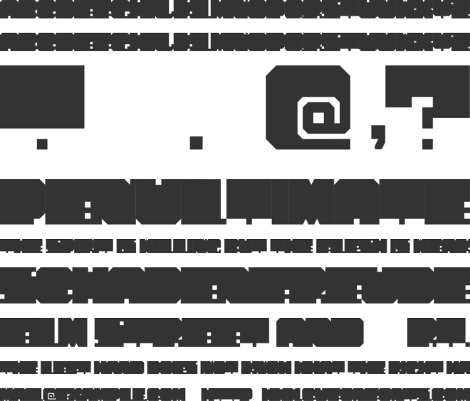 PaperCut font preview