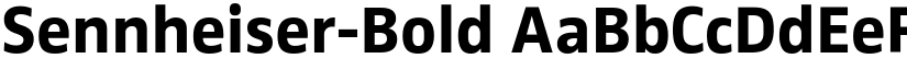 Sennheiser-Bold font