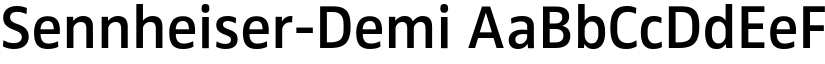 Sennheiser-Demi font