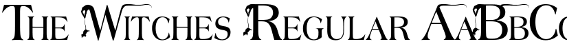 The Witches Regular font