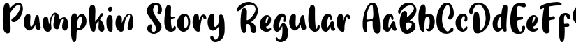 Pumpkin Story Regular font