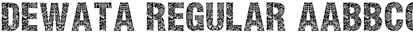 Dewata Regular font