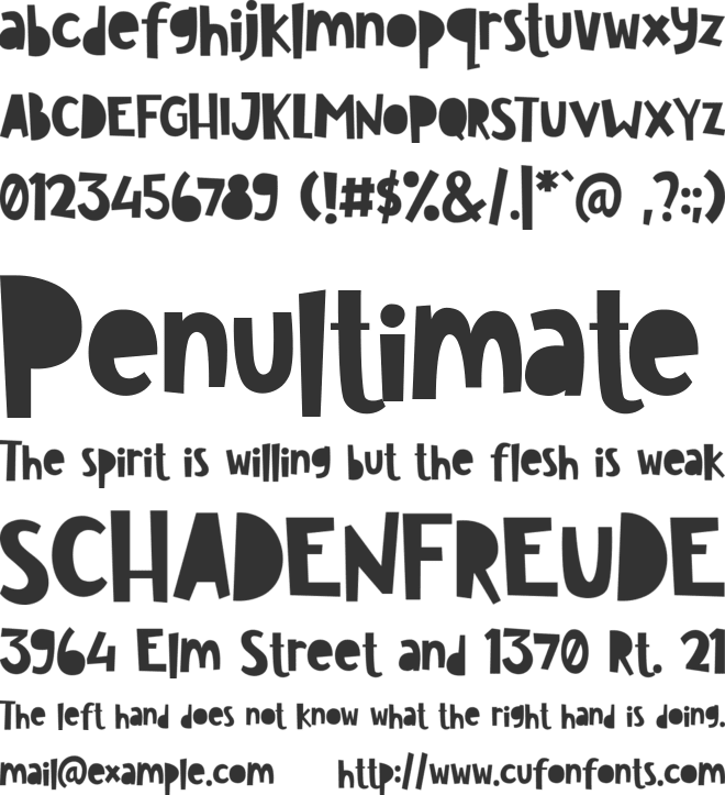 jungle roar font preview