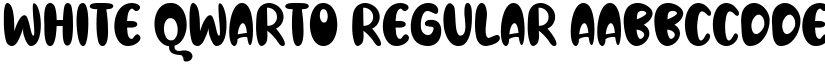 White Qwarto Regular font
