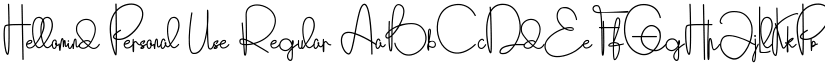 Hellomind Personal Use Regular font