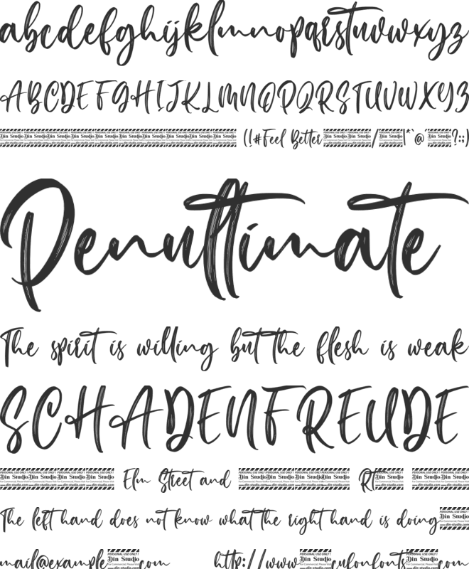 Feel Better Personal Use font preview