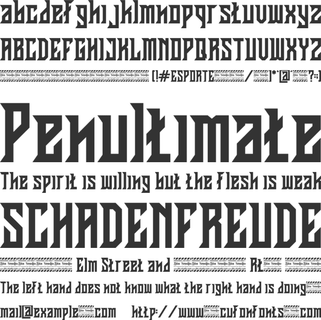 Esporte Personal Use font preview