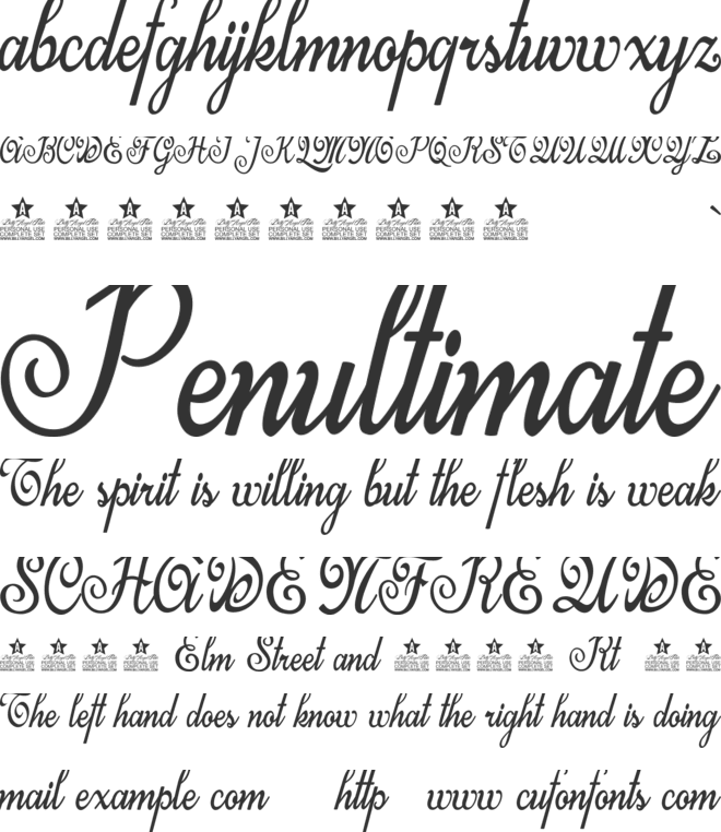 Last Frontier Personal Use font preview