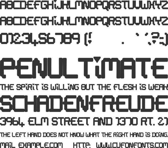 Electric Dreams font preview