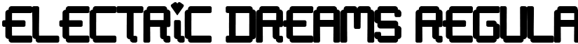 Electric Dreams Regular font