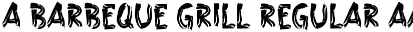 a Barbeque Grill Regular font