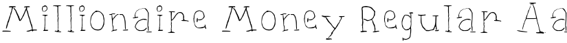Millionaire Money Regular font