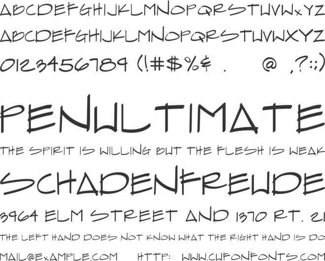 Architectype font preview