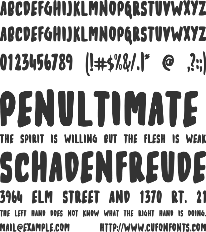 Onion Rocks font preview