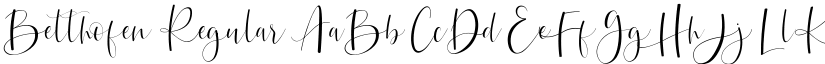 Betthofen Regular font