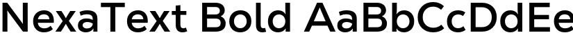 NexaText Bold font