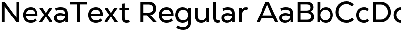 NexaText Regular font