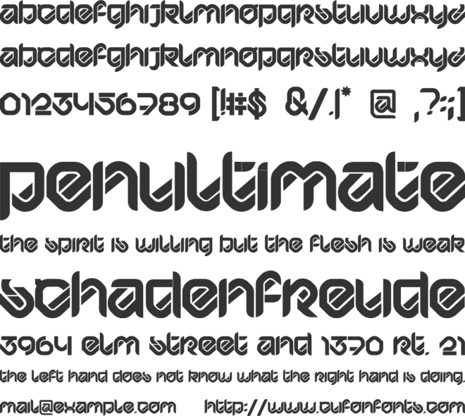 HYPD BD Bardust Remix font preview