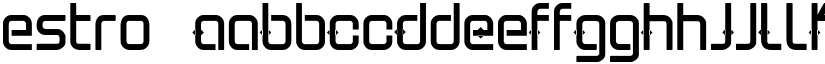 estro1 font
