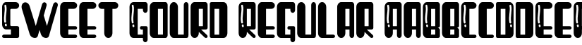 Sweet Gourd Regular font