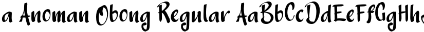 a Anoman Obong Regular font