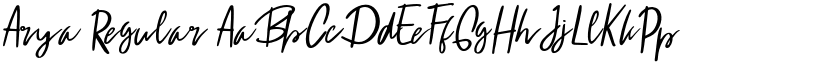 Arya Regular font