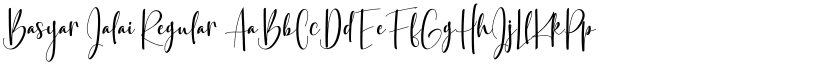 Basyar Jalai font download