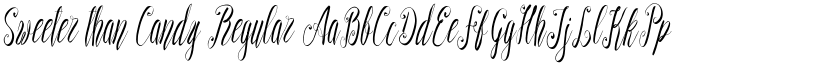 Sweeter than Candy Regular font