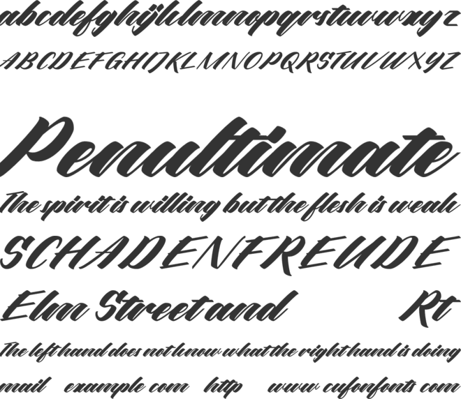 de hafla font preview