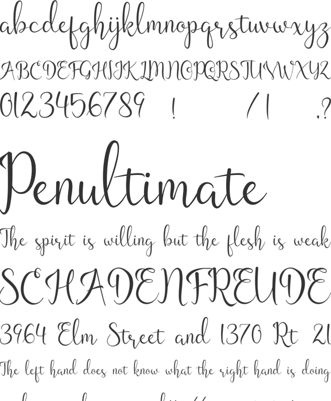 Guttentag font preview