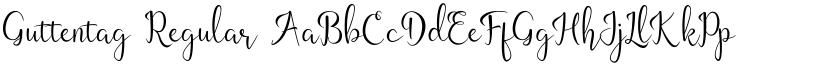 Guttentag Regular font