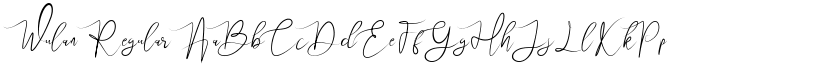 Wulan Regular font