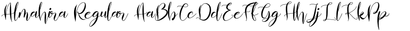 Almahira Regular font